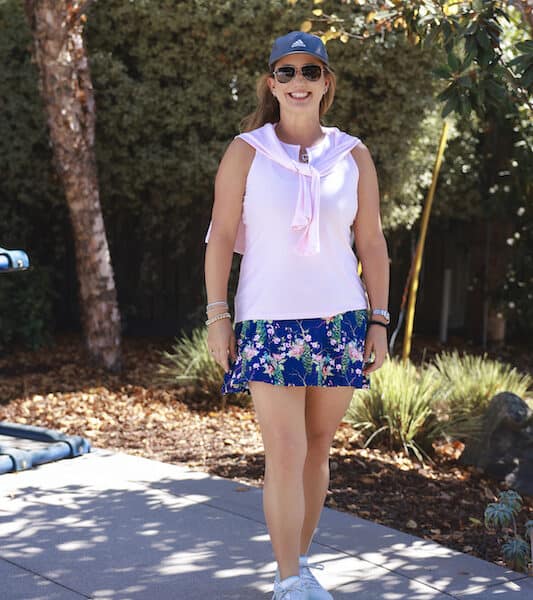 score notch tank pink dust mesh