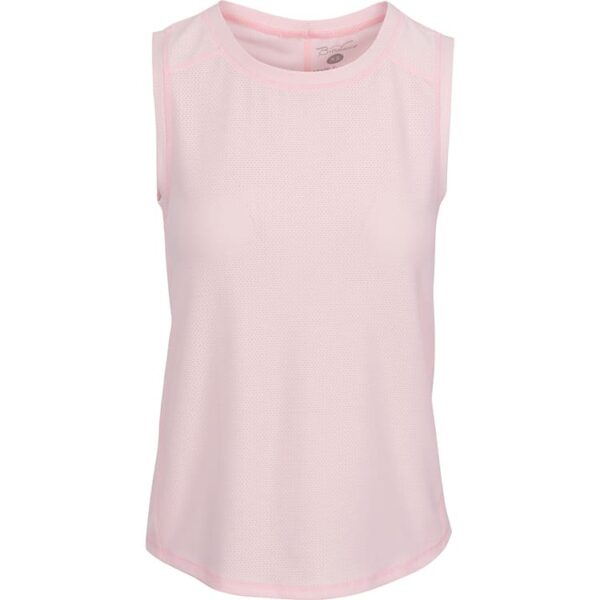 Cruise Scoop Neck Tank Pink Dust Mesh