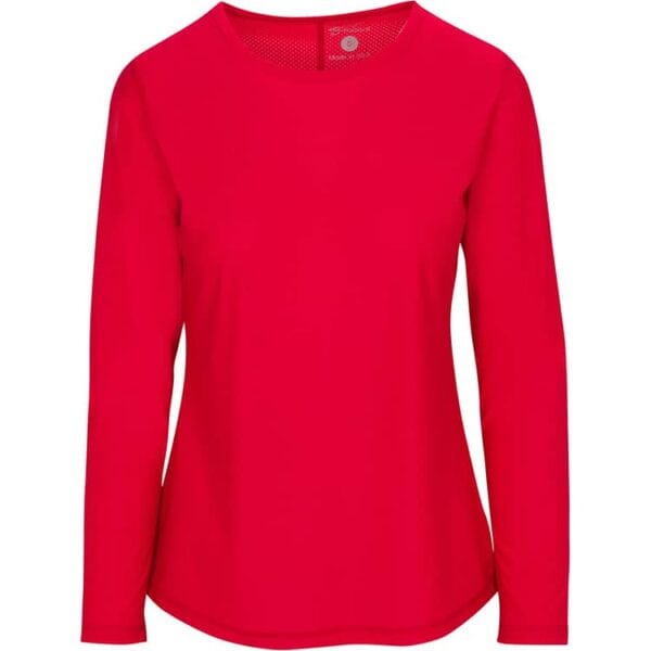 Move Long Sleeve Top Red Mesh