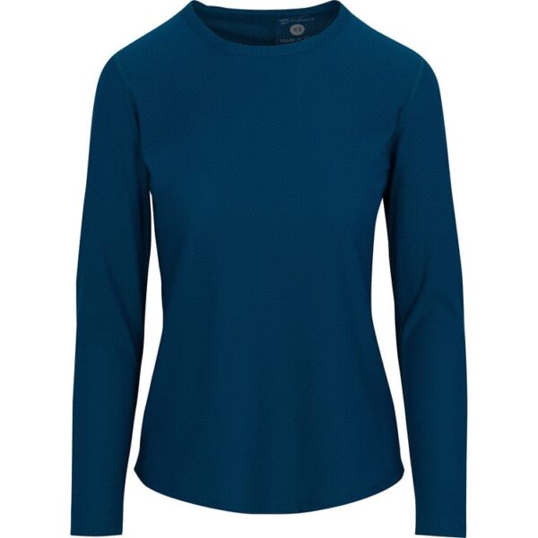 Move Long Sleeve Top Racer Blue Mesh
