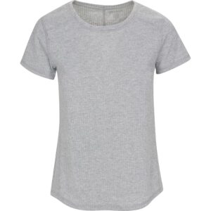 Glide Short Sleeve Gray Rib Tee