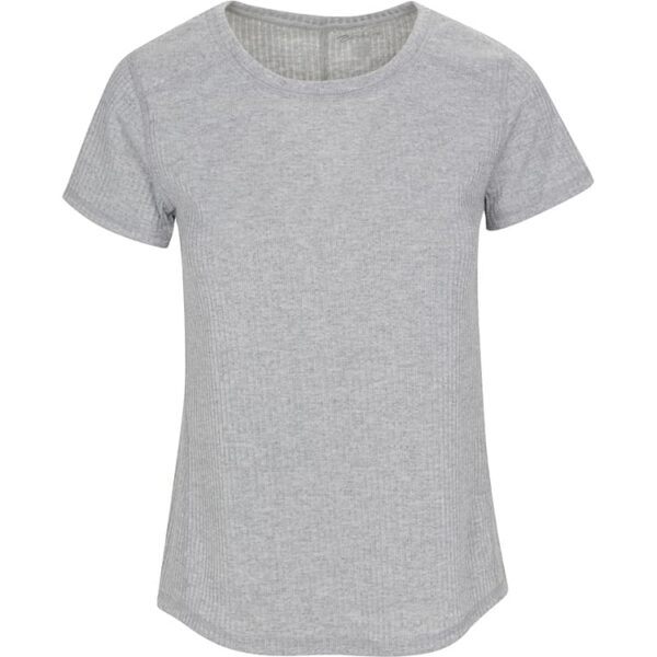 Glide Short Sleeve Gray Rib Tee