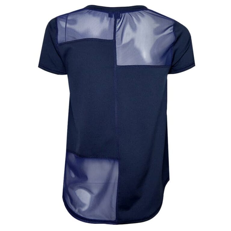 Glide Short Sleeve Top Navy Blue - Image 2