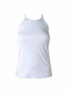Skim T-Back Tank White