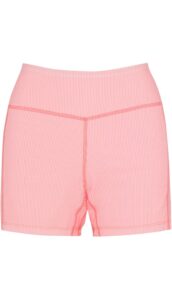 Layer Me Short Coral Seersucker No Pocket