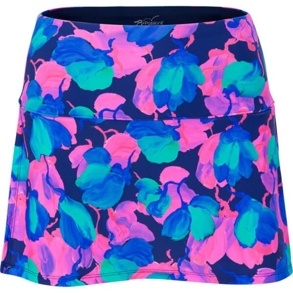 play high waist skirt flower rush print