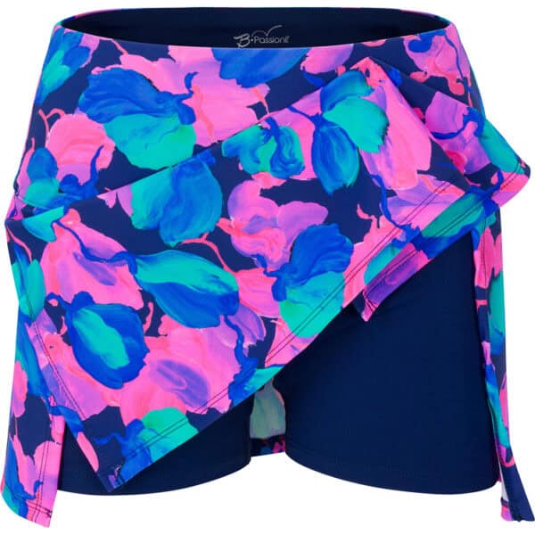 play high waist skirt flower rush print