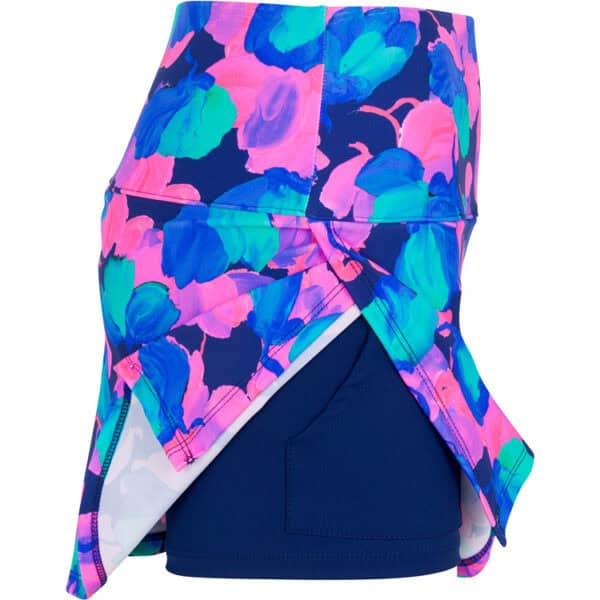 play high waist skirt flower rush print