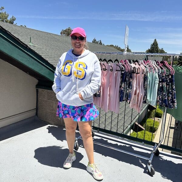 breeze skirt flower rush print