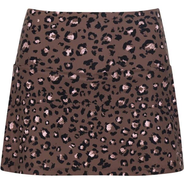 play high waist skirt leopard print