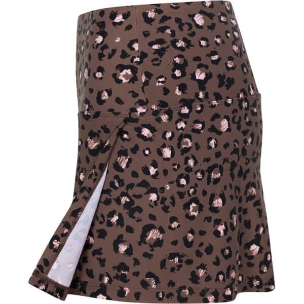 play high waist skirt leopard print