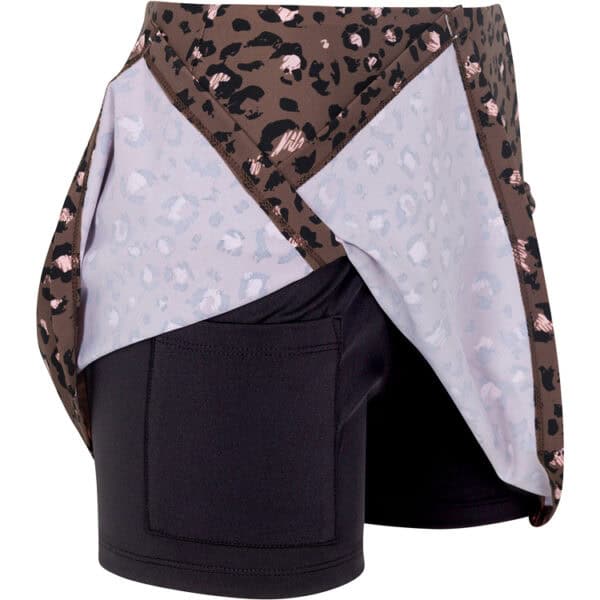 play high waist skirt leopard print